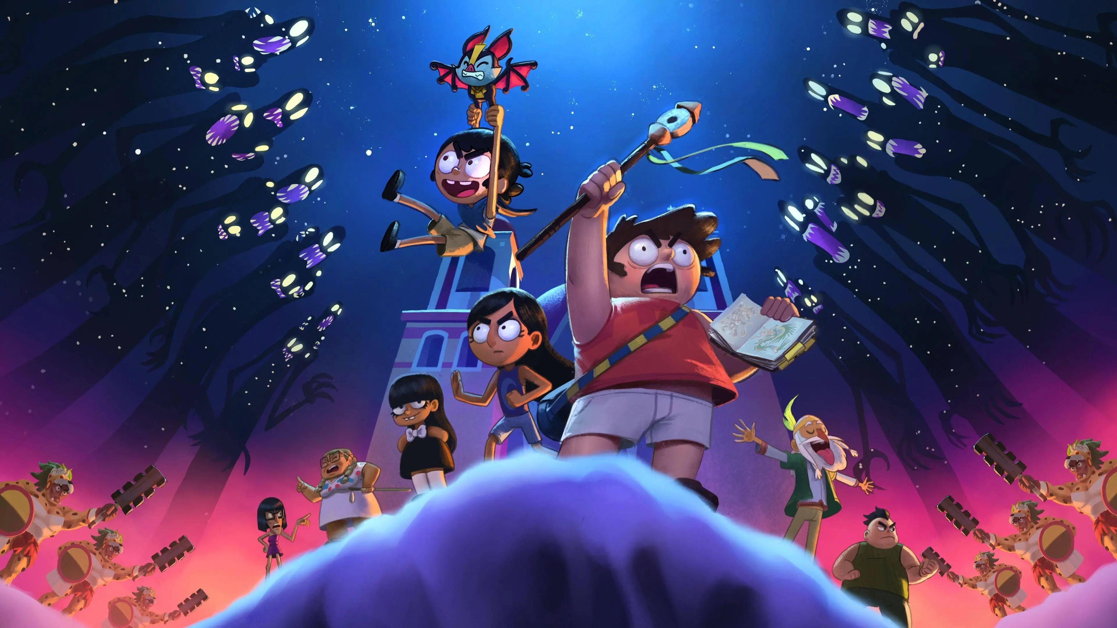 Victor and Valentino backdrop