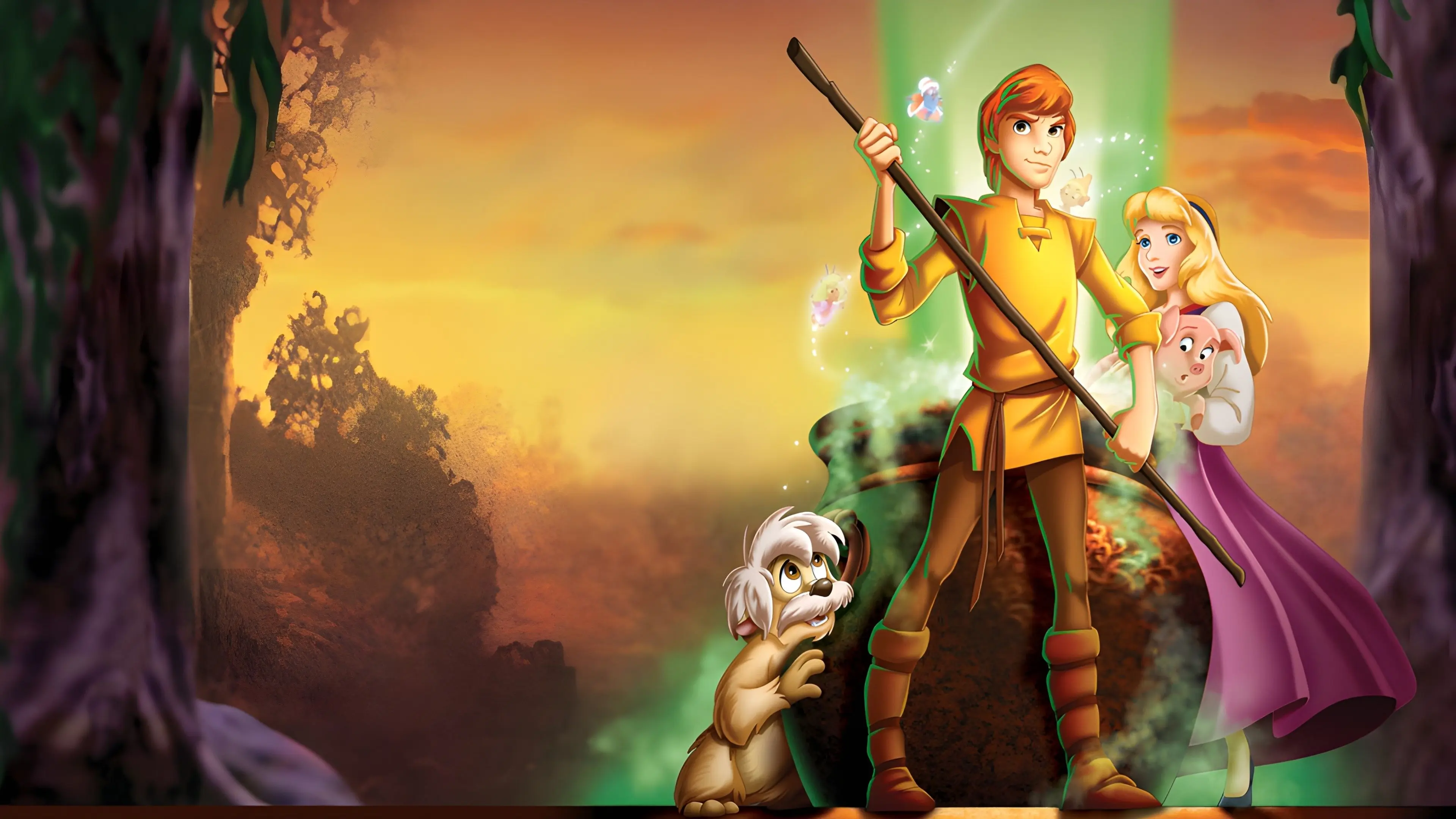 The Black Cauldron backdrop