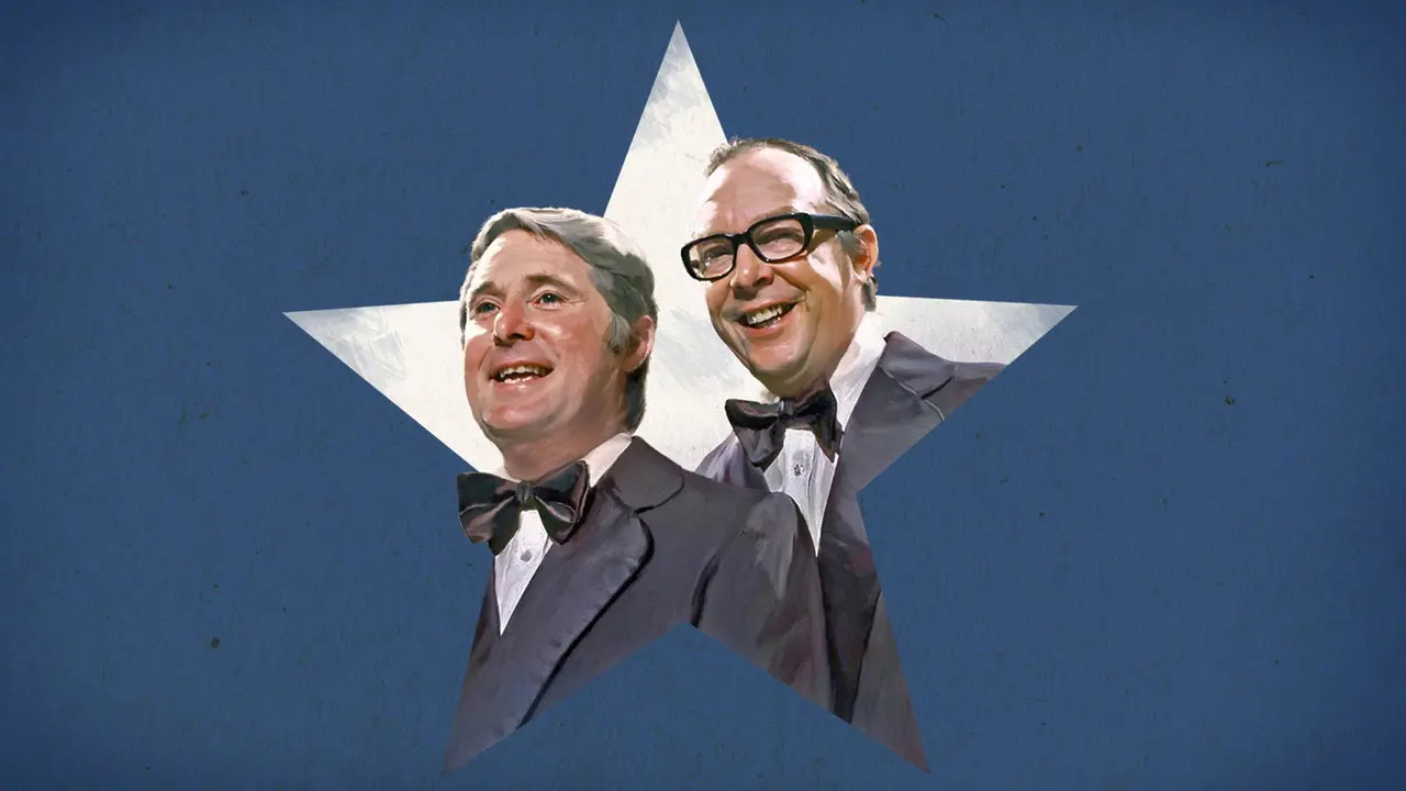 Morecambe & Wise in America backdrop