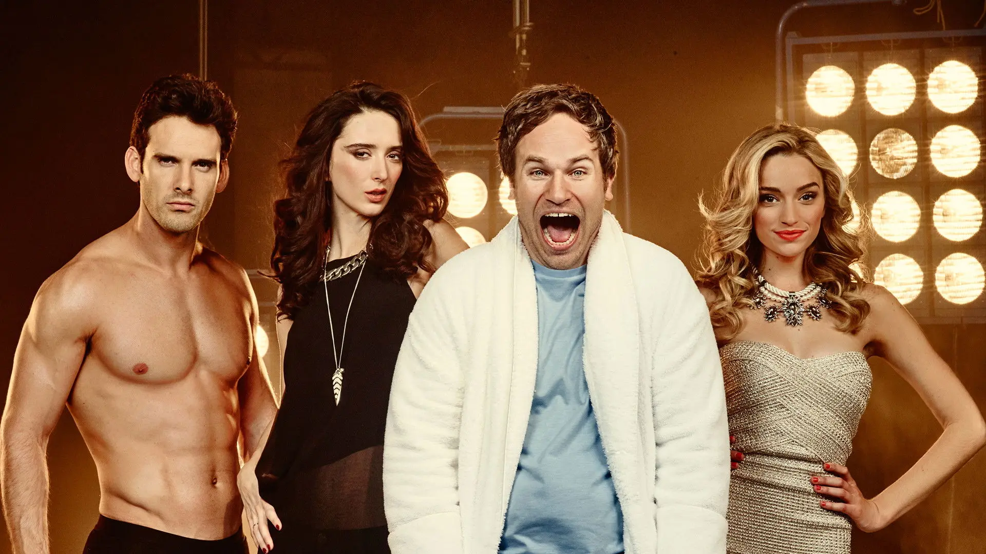 I Live with Models backdrop