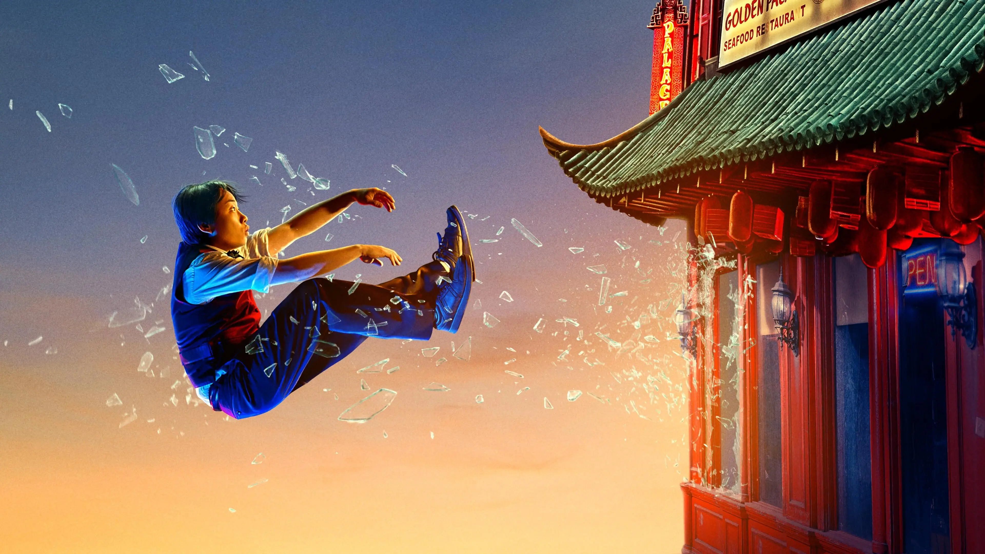 Interior Chinatown backdrop