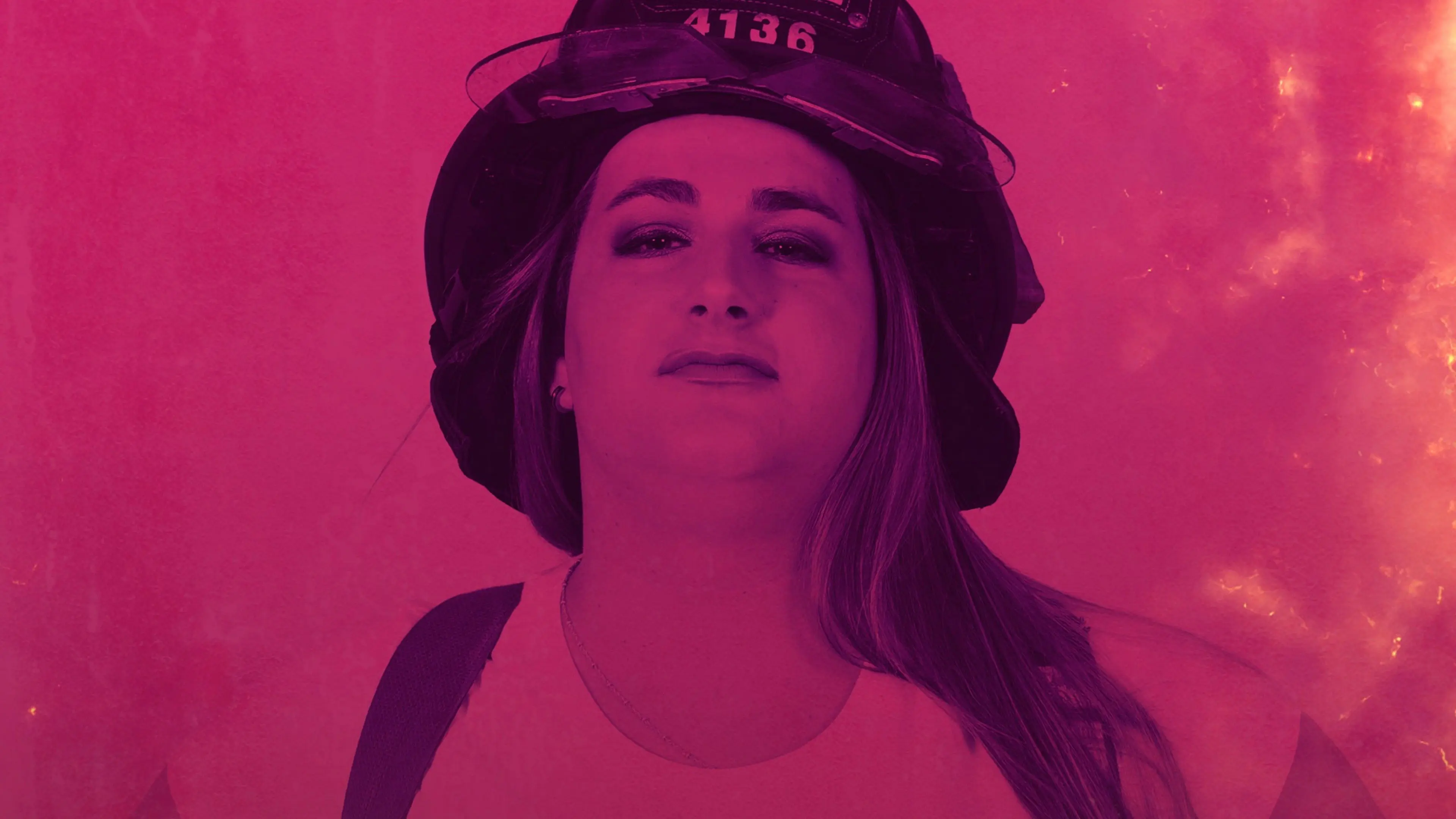 Woman on Fire backdrop