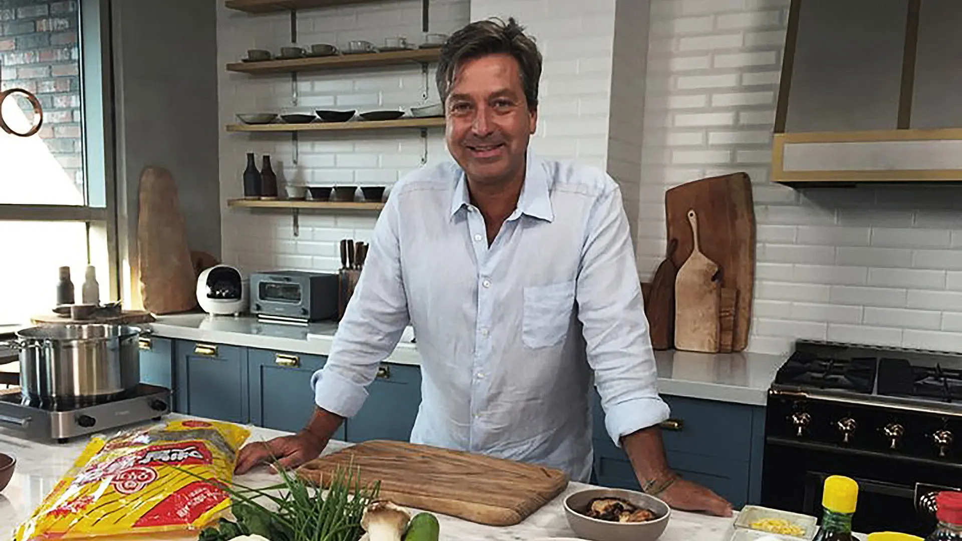John Torode's Korean Food Tour backdrop