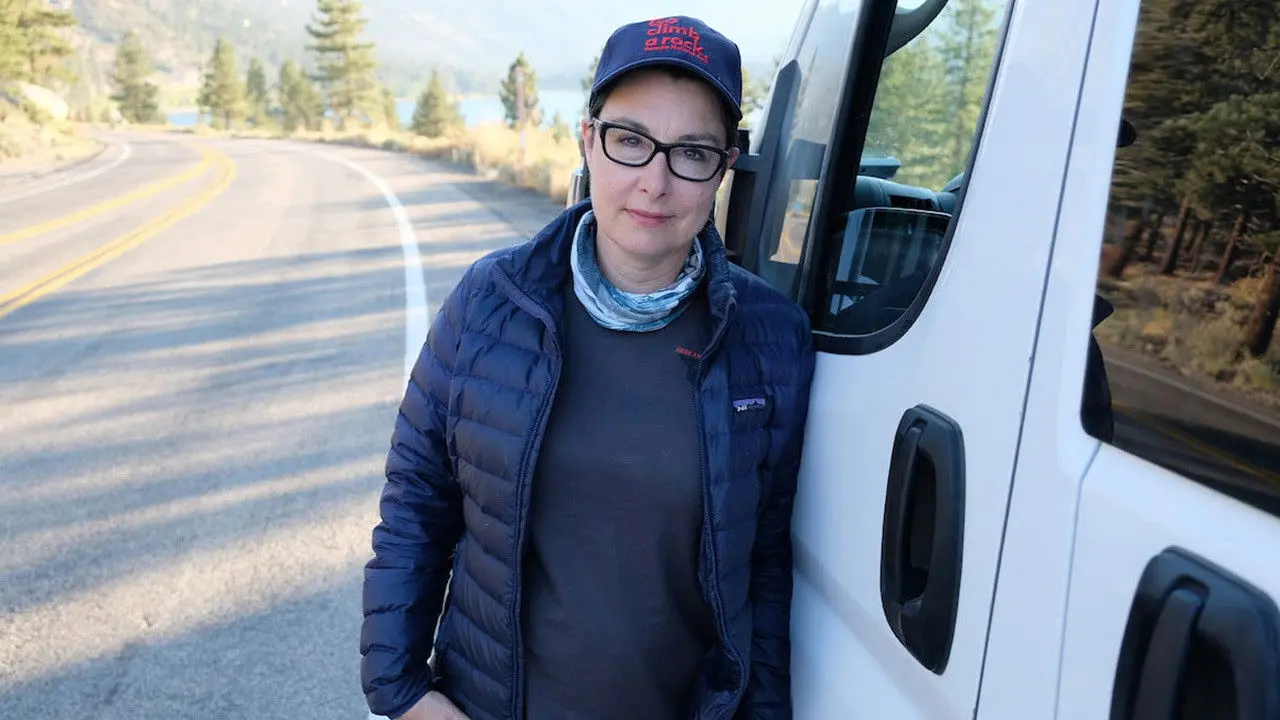 Sue Perkins' Big American Road Trip backdrop