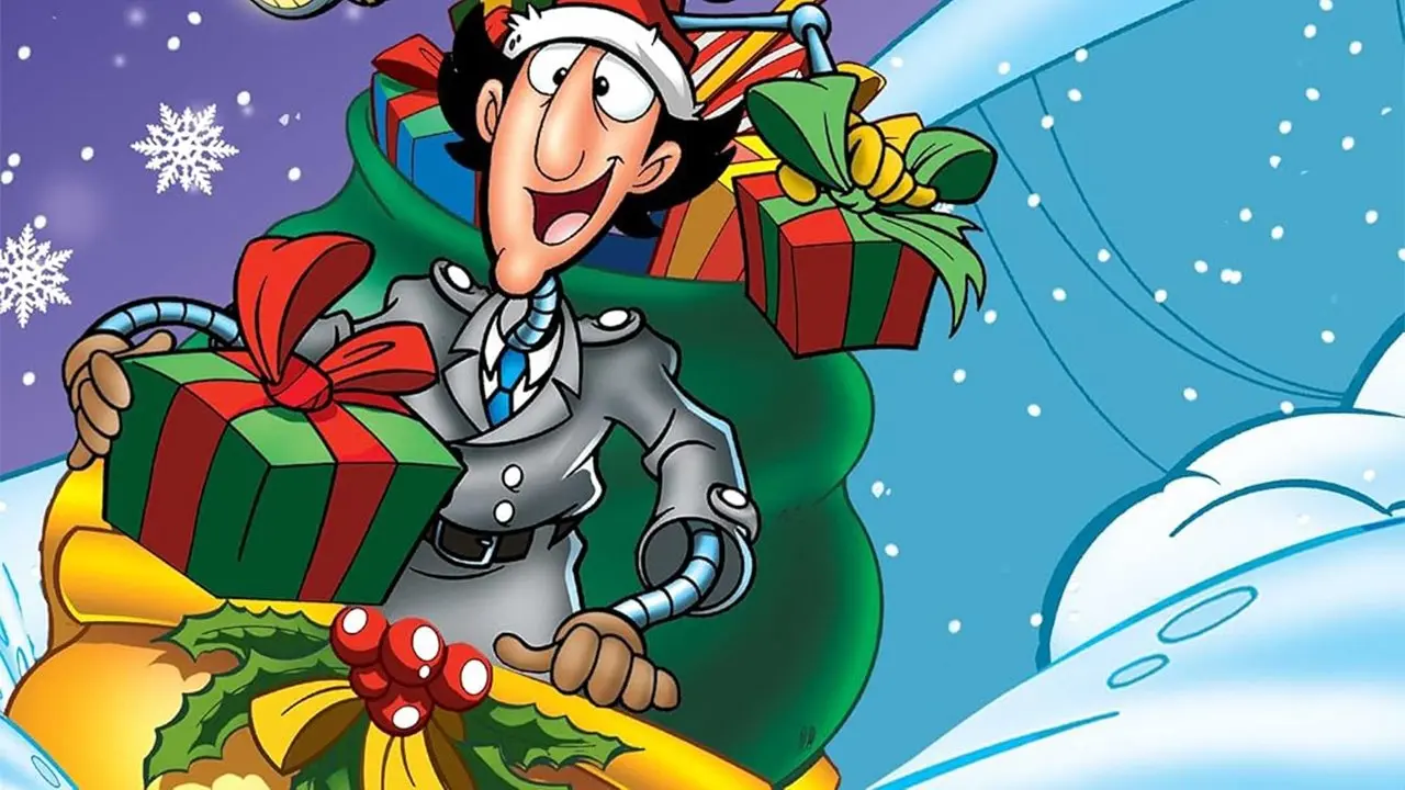 Inspector Gadget Saves Christmas backdrop