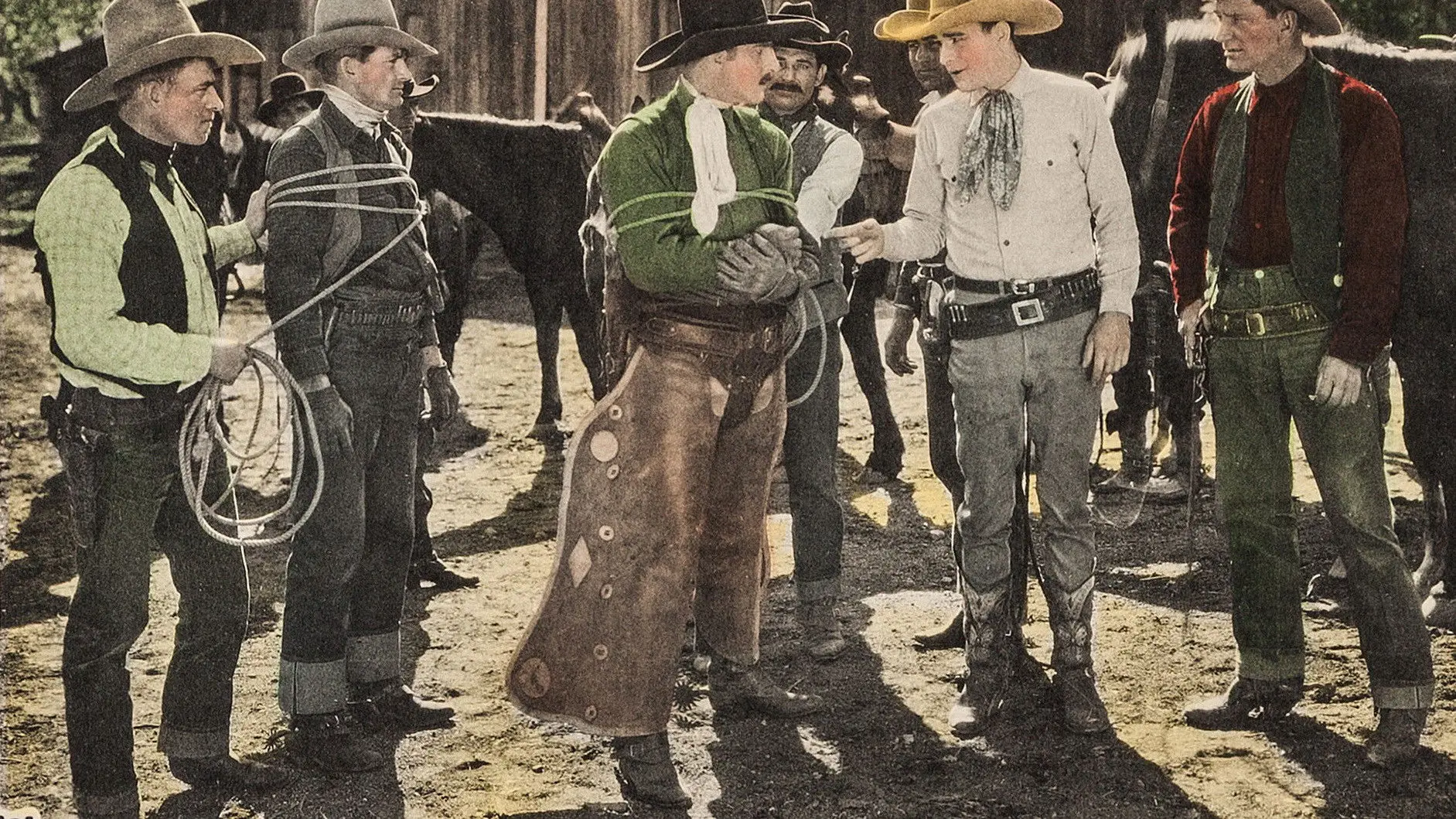 Code of the Cow Country backdrop