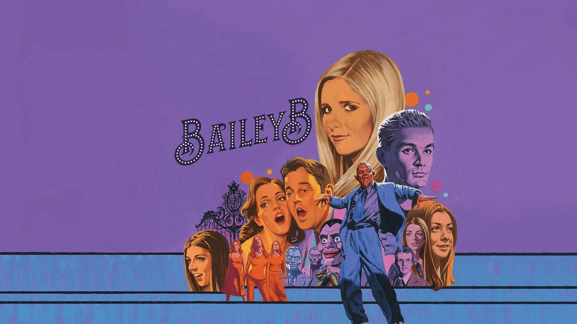 One Bloo Moon backdrop