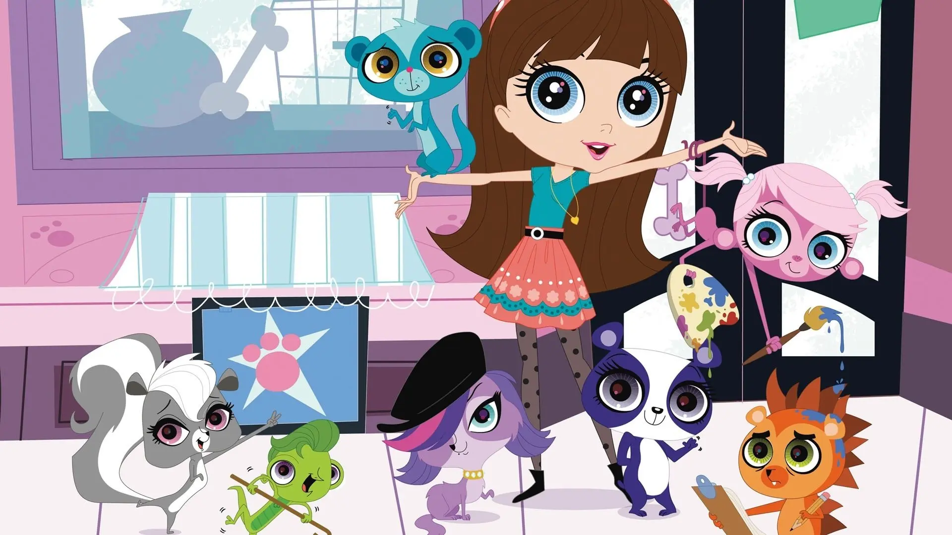 Littlest Pet Shop backdrop