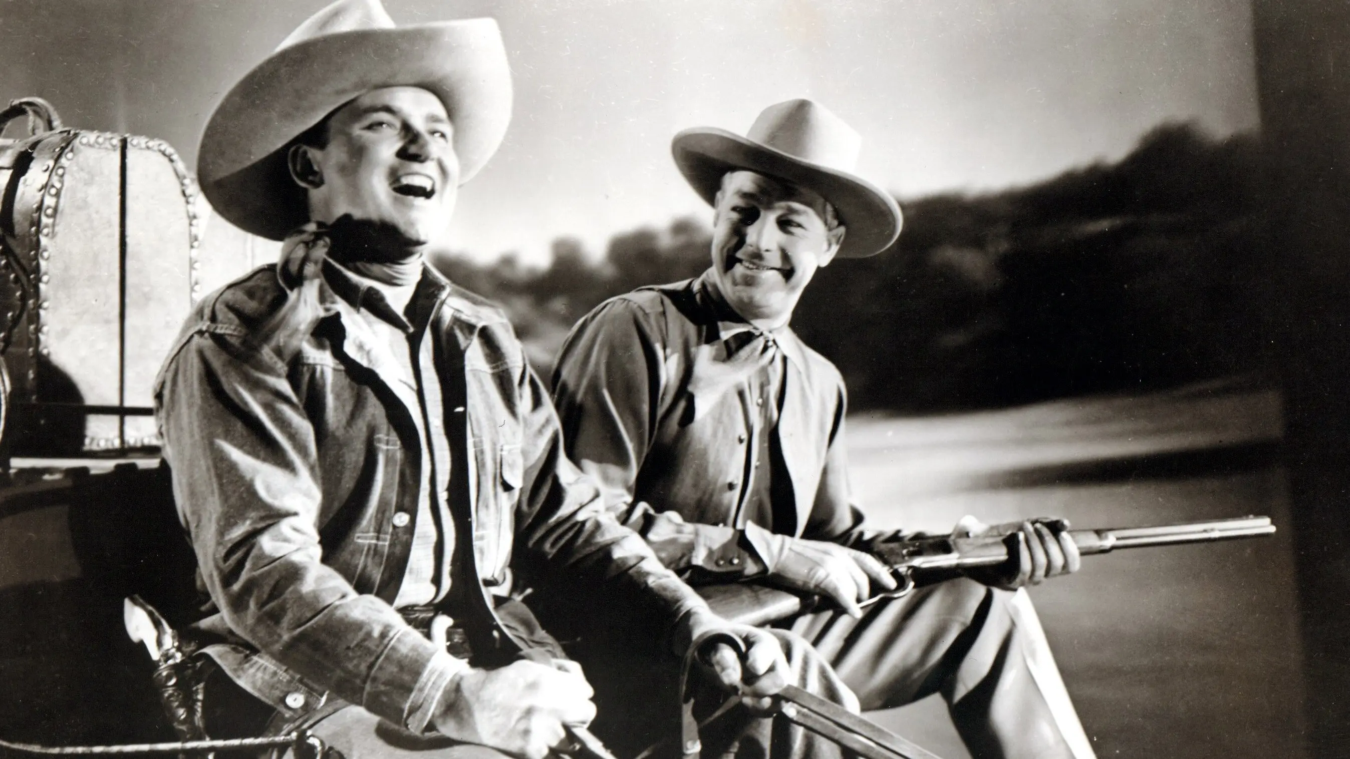 Crashing Thru backdrop