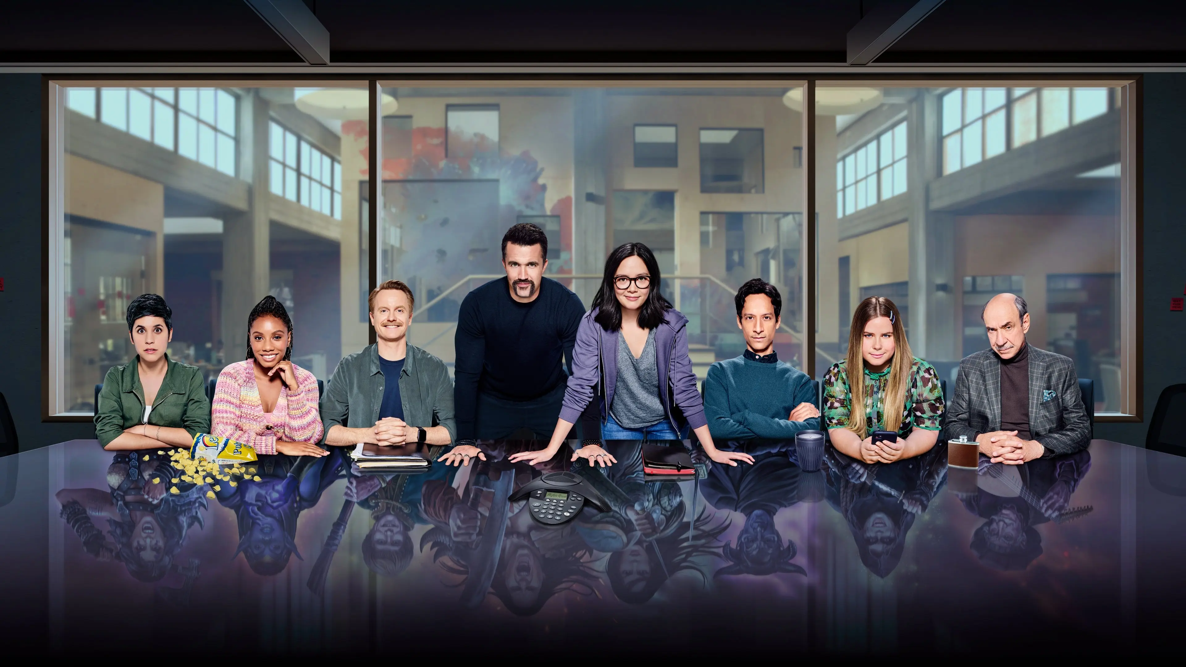 Mythic Quest backdrop