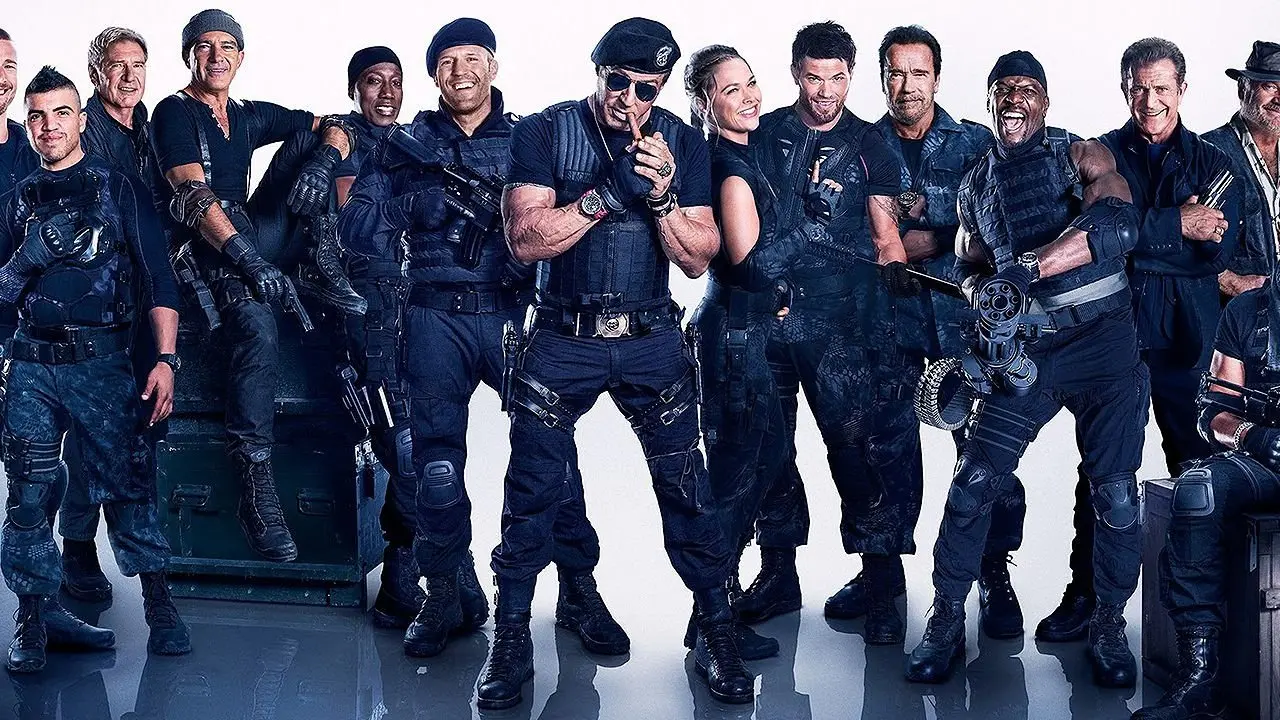 The Expendables 3 backdrop