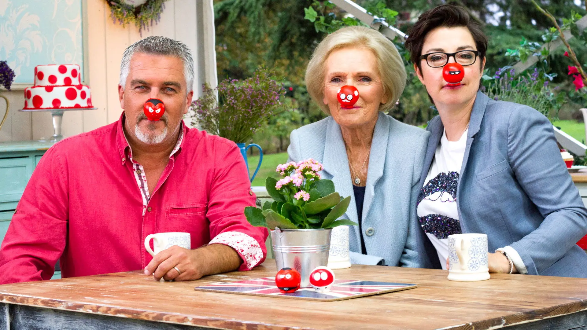 The Great Comic Relief Bake Off backdrop