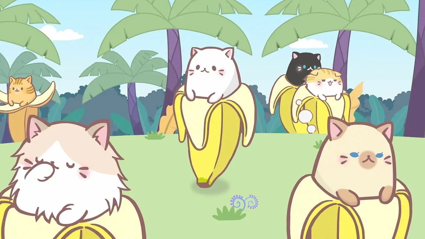 Bananya backdrop