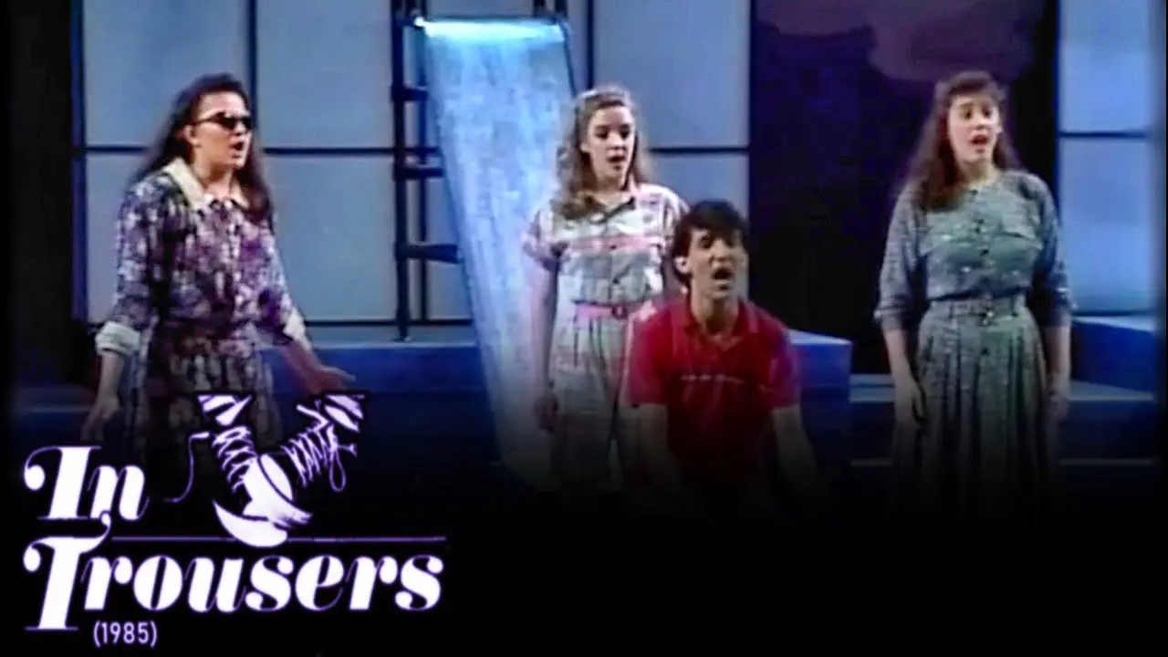 In Trousers backdrop