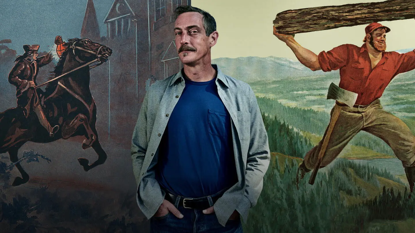 Man Vs History backdrop