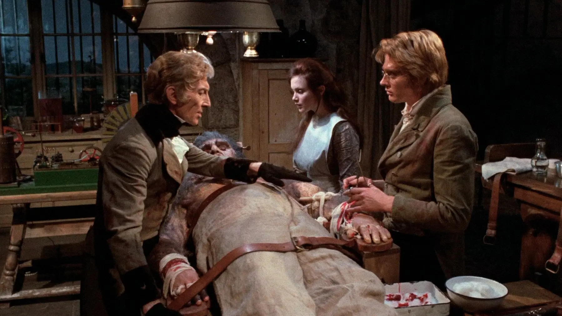 Frankenstein and the Monster from Hell backdrop