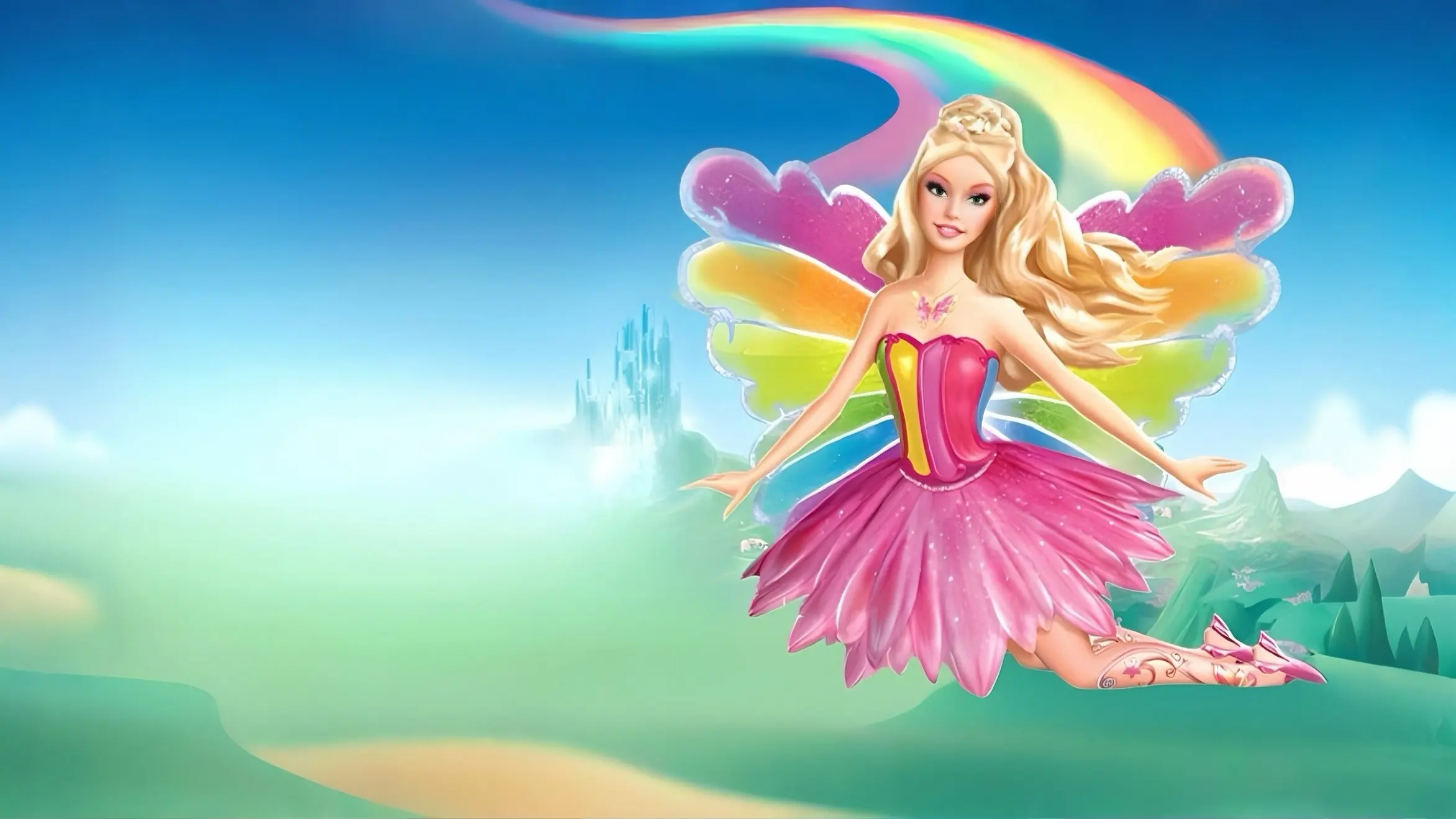 Barbie Fairytopia: Magic of the Rainbow backdrop