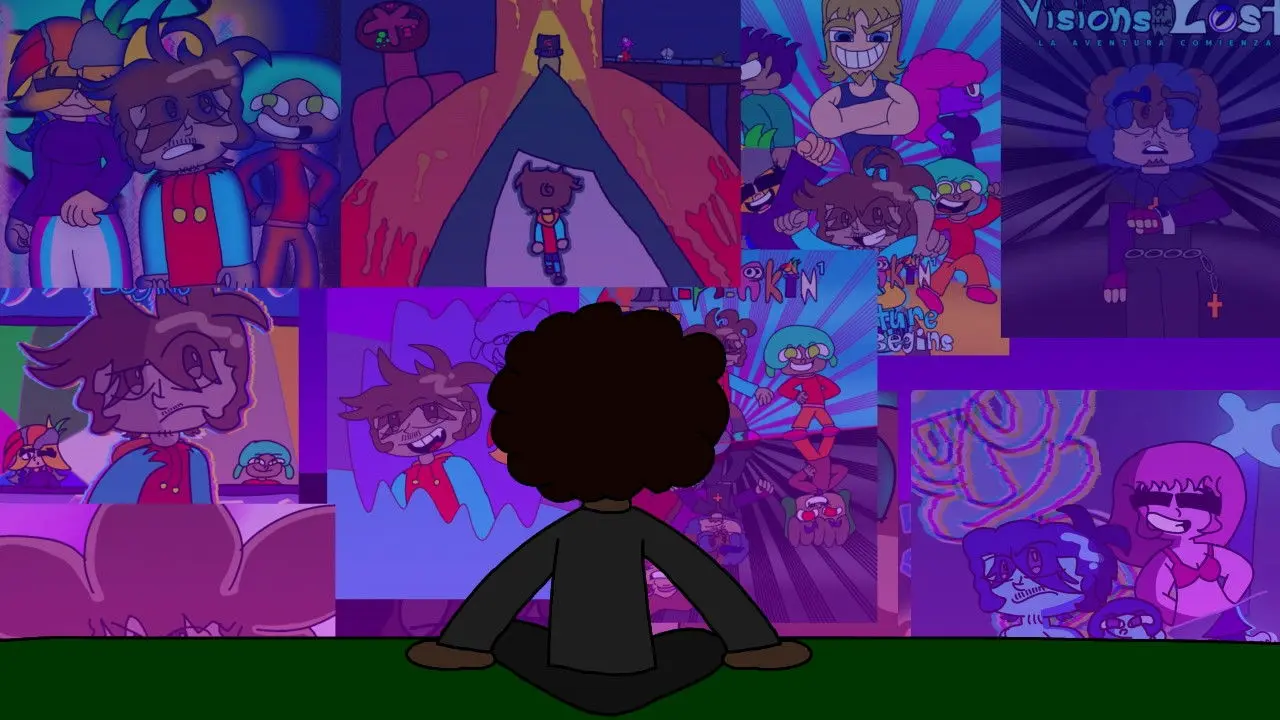 A Goodbye to Blessed Realities backdrop