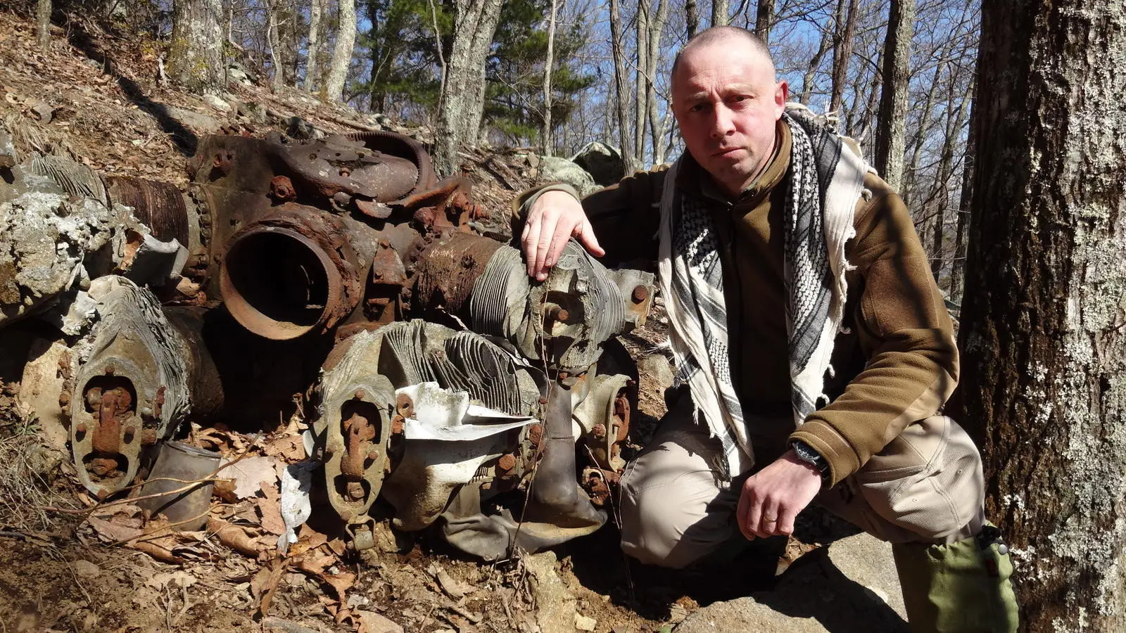 WWII Air Crash Detectives backdrop