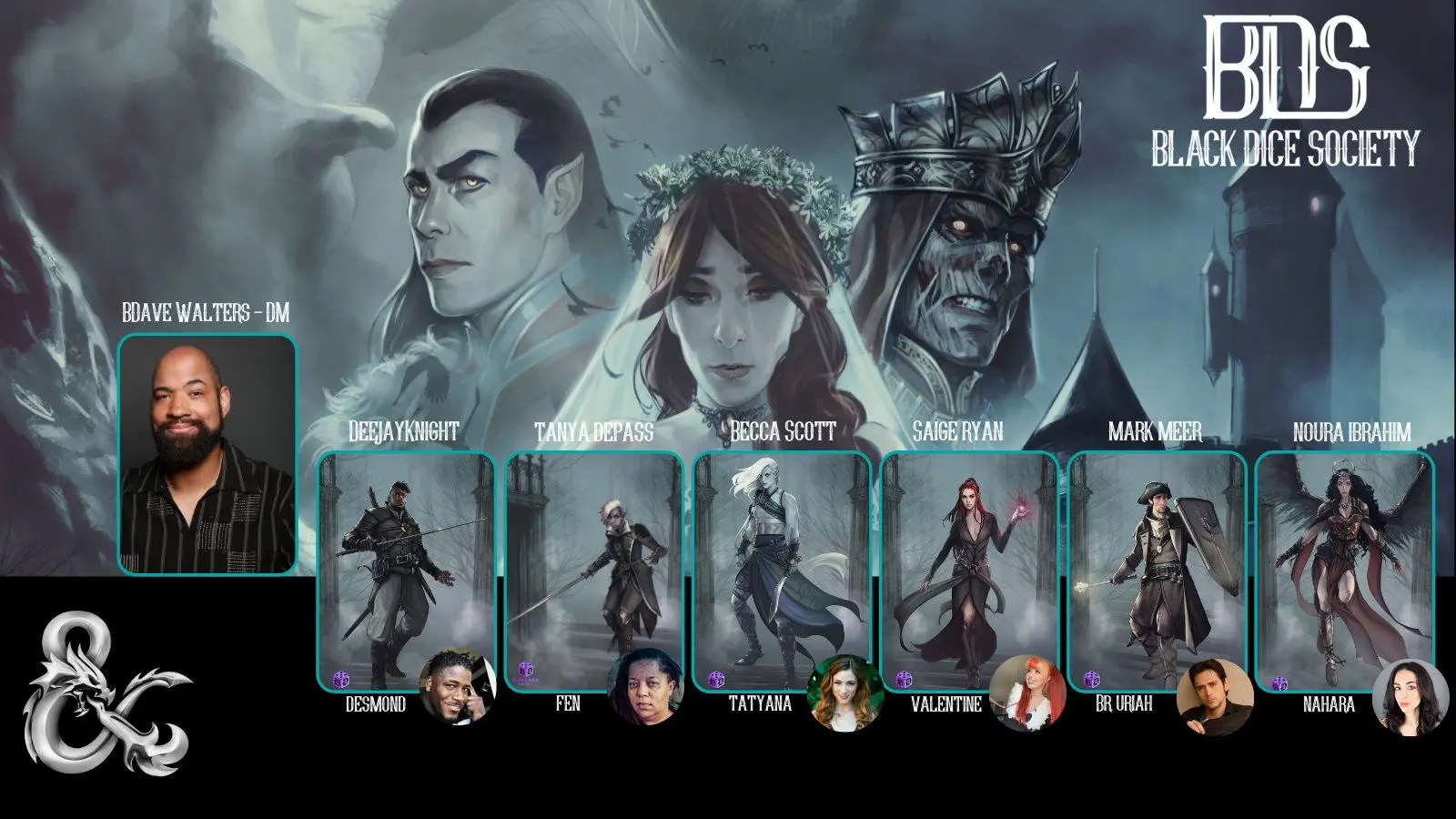 Black Dice Society backdrop