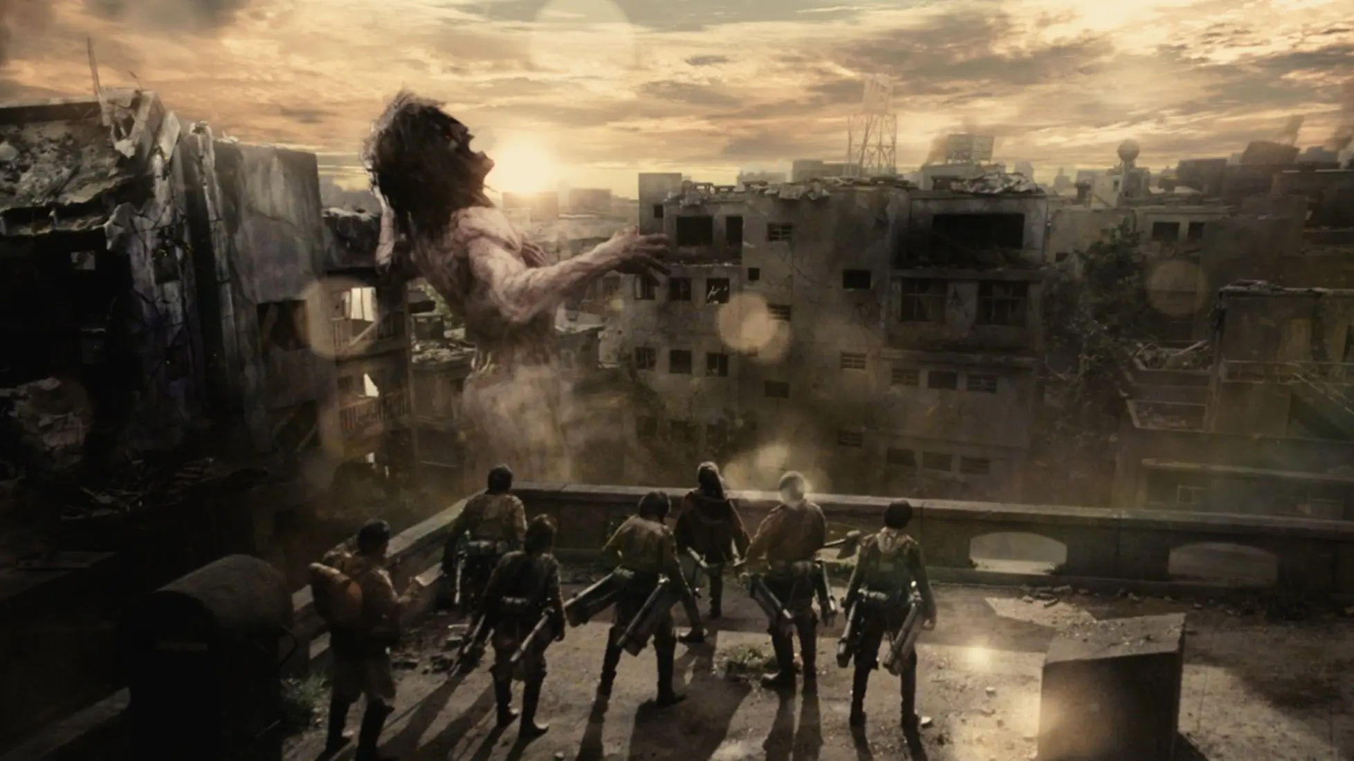 Attack on Titan backdrop