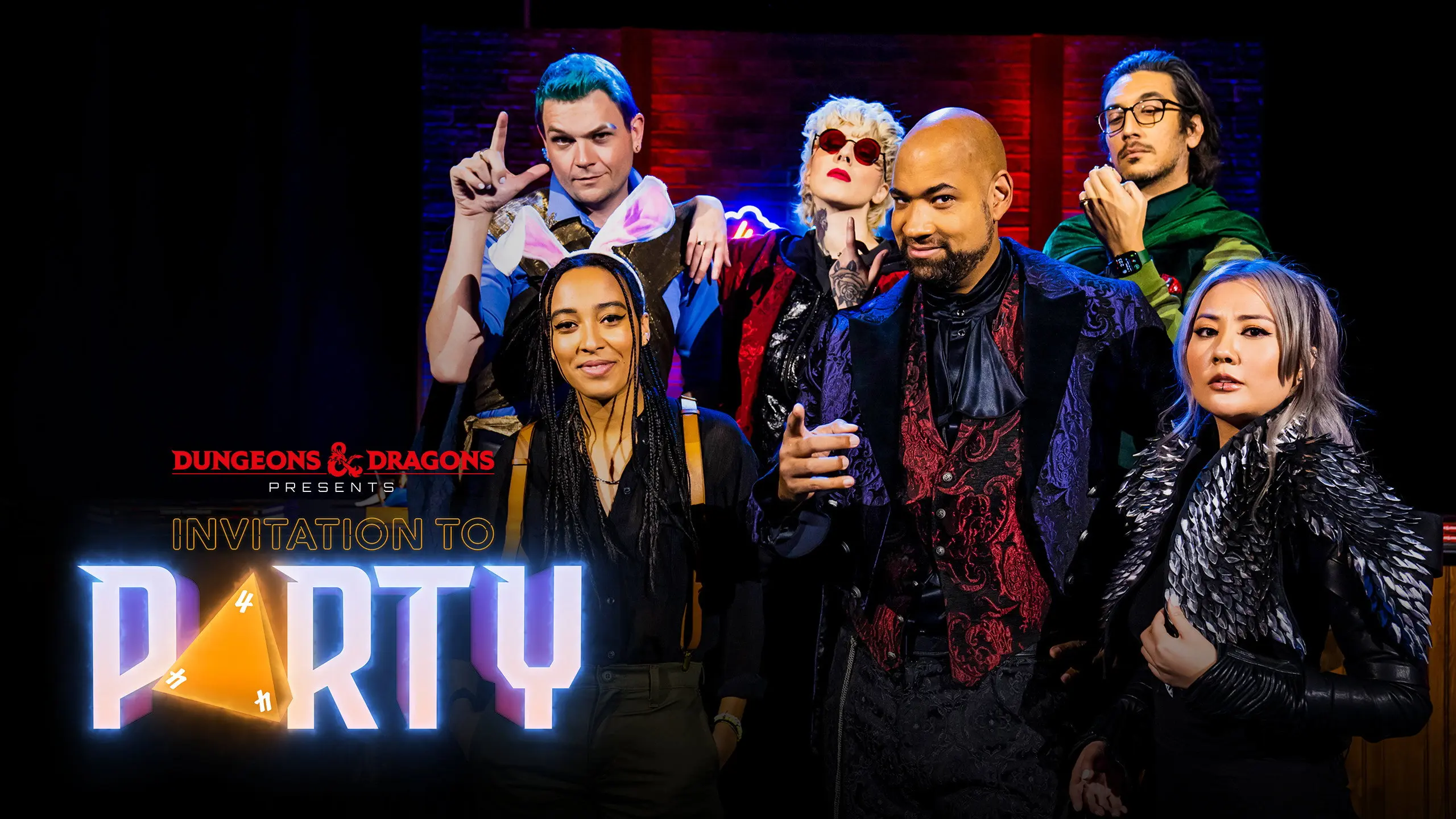 Dungeons & Dragons Presents: Invitation to Party backdrop