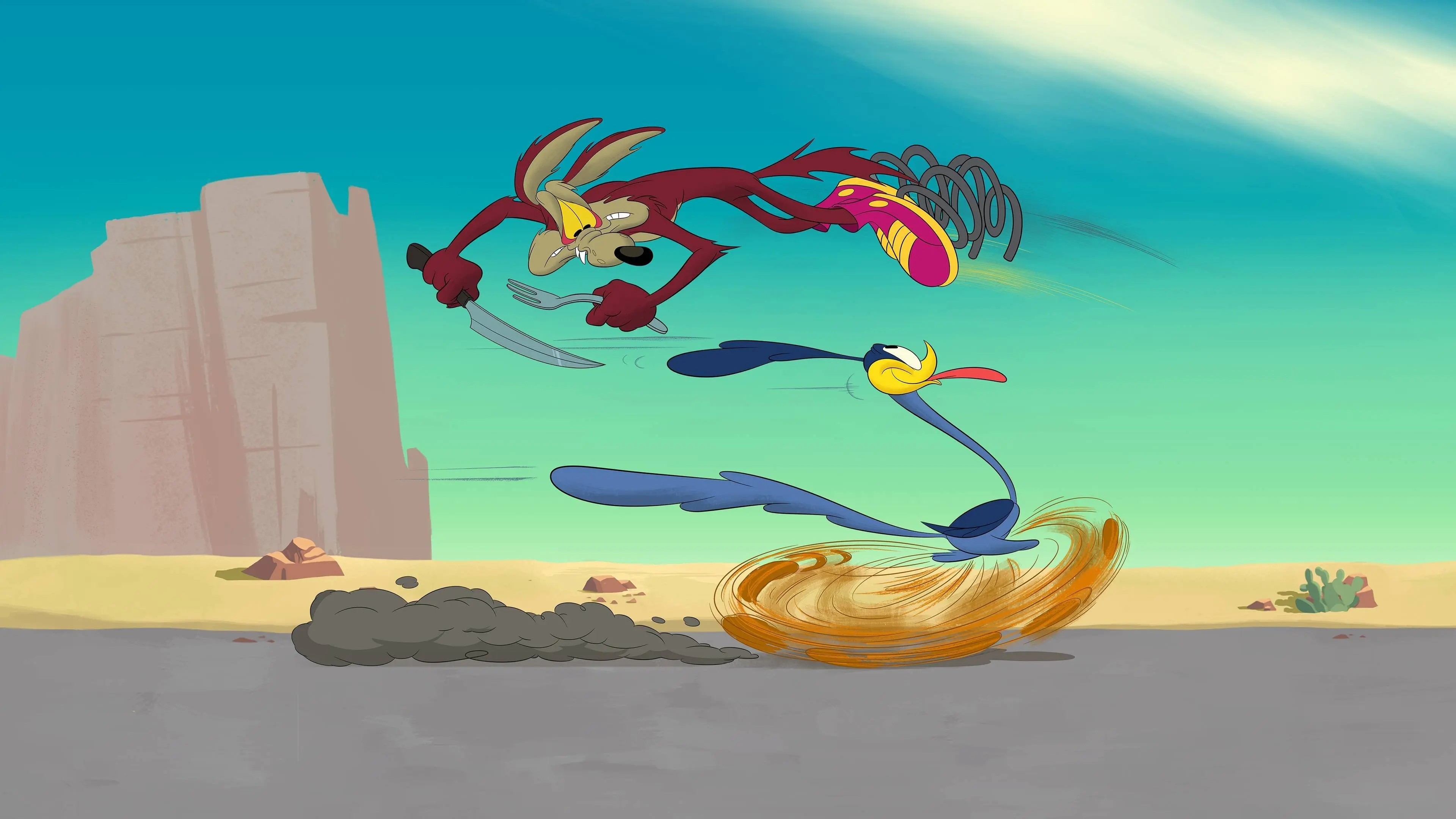 Looney Tunes Cartoons backdrop