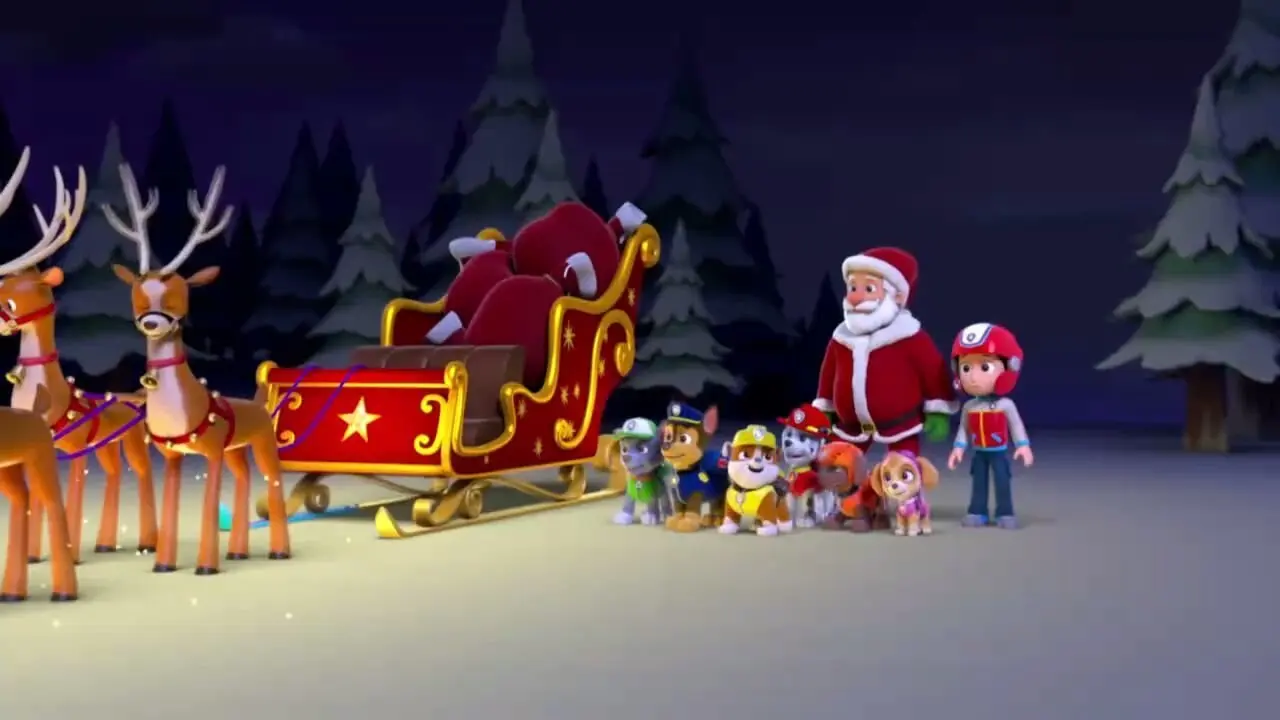 PAW Patrol: Pups Save Christmas backdrop