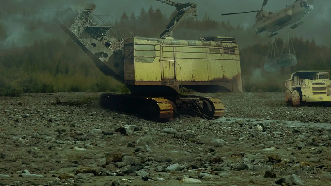 Alaska Mega Machines backdrop