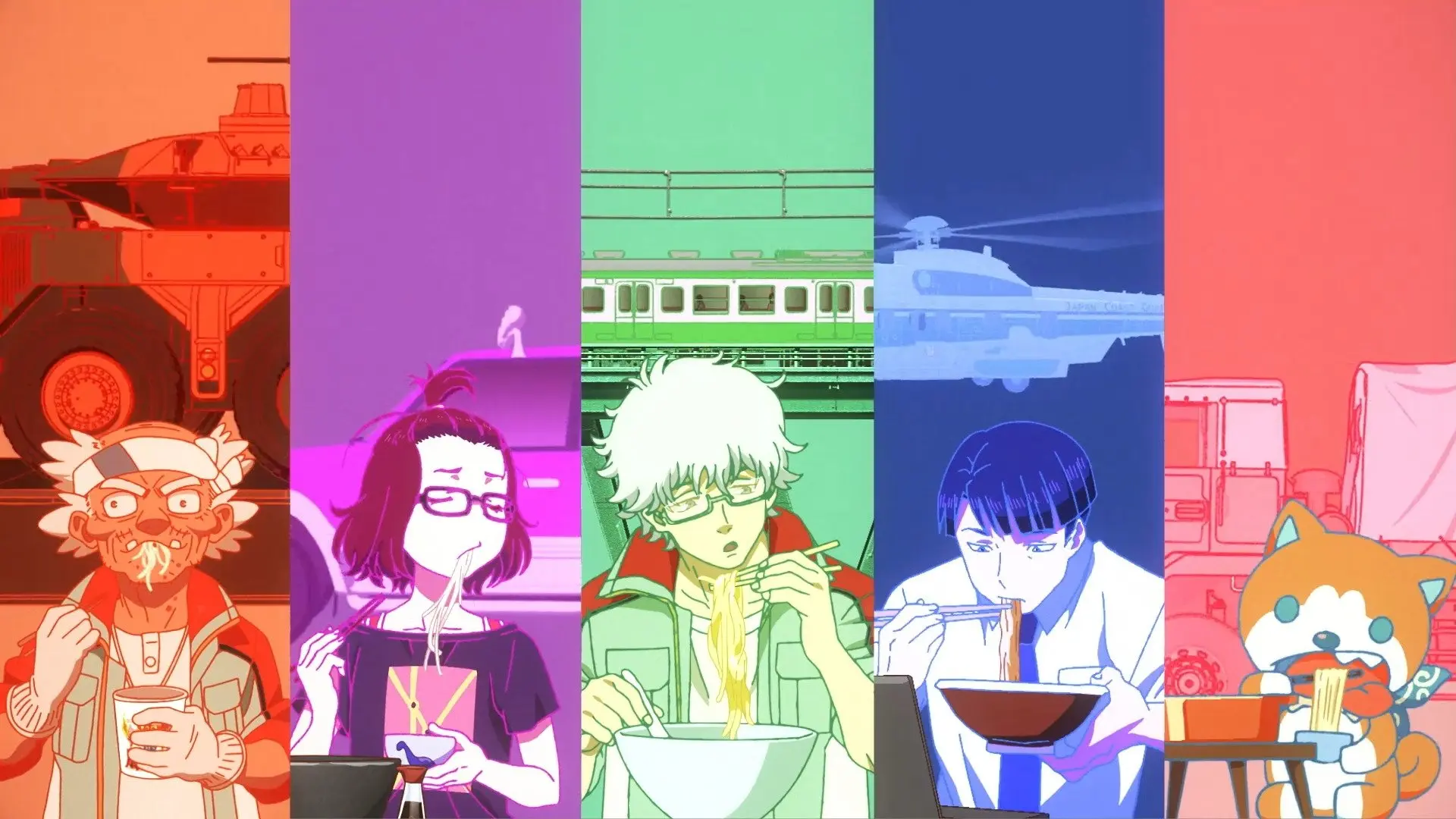 Godzilla Singular Point backdrop