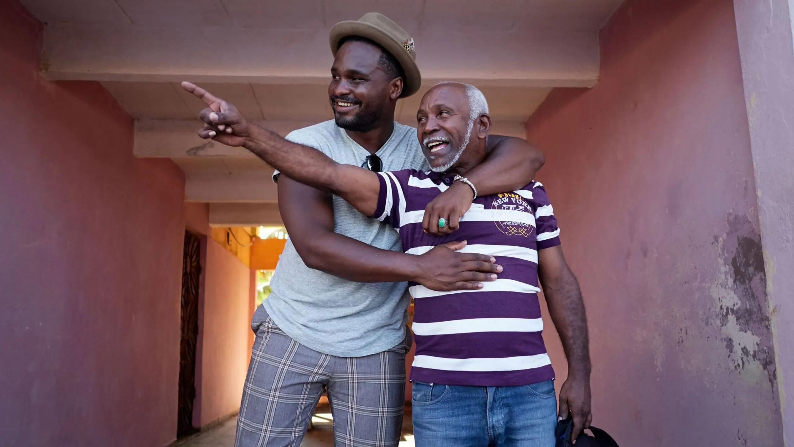 Cuba na Castro backdrop