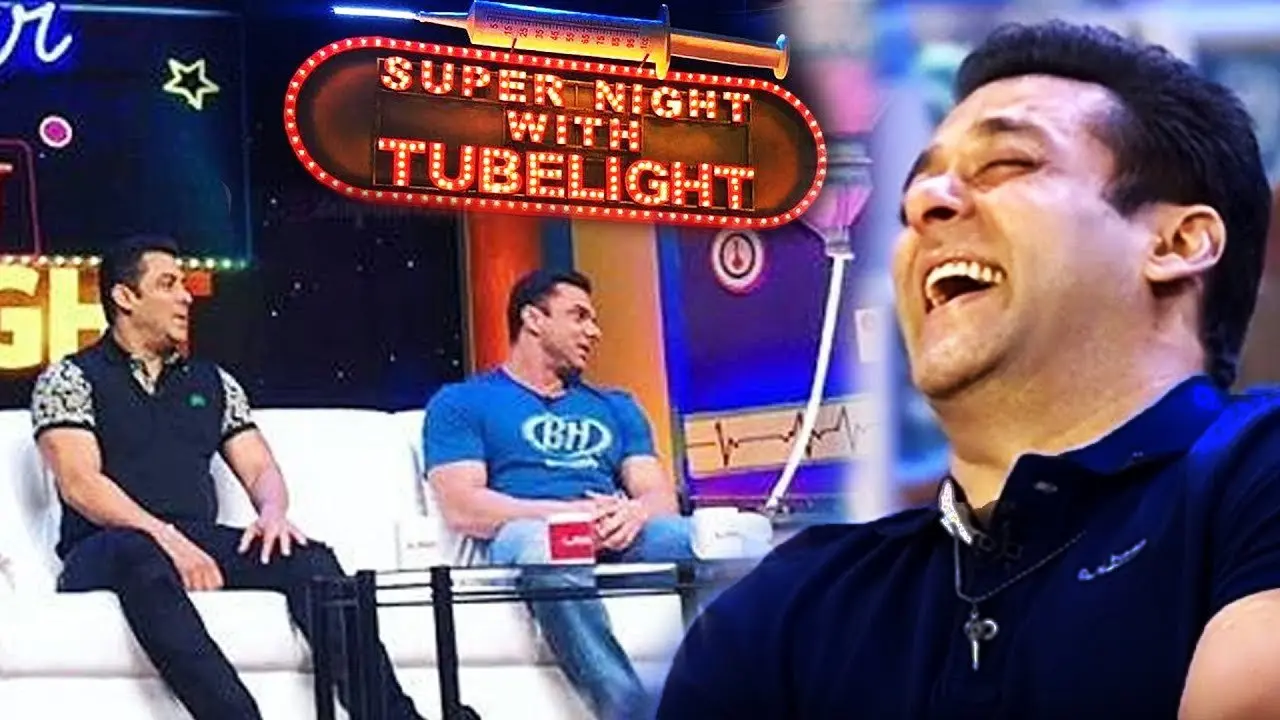 Super Night with Tubelight backdrop