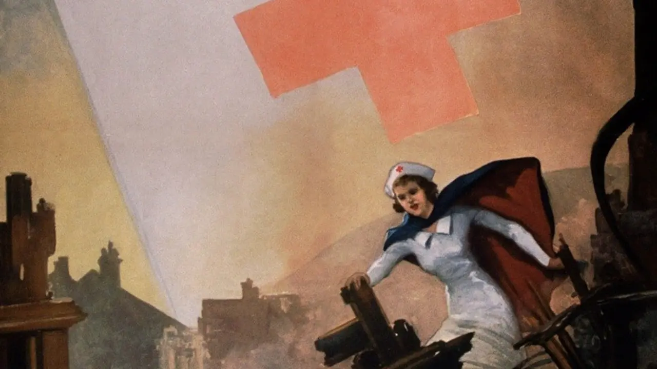 Flag of Mercy backdrop