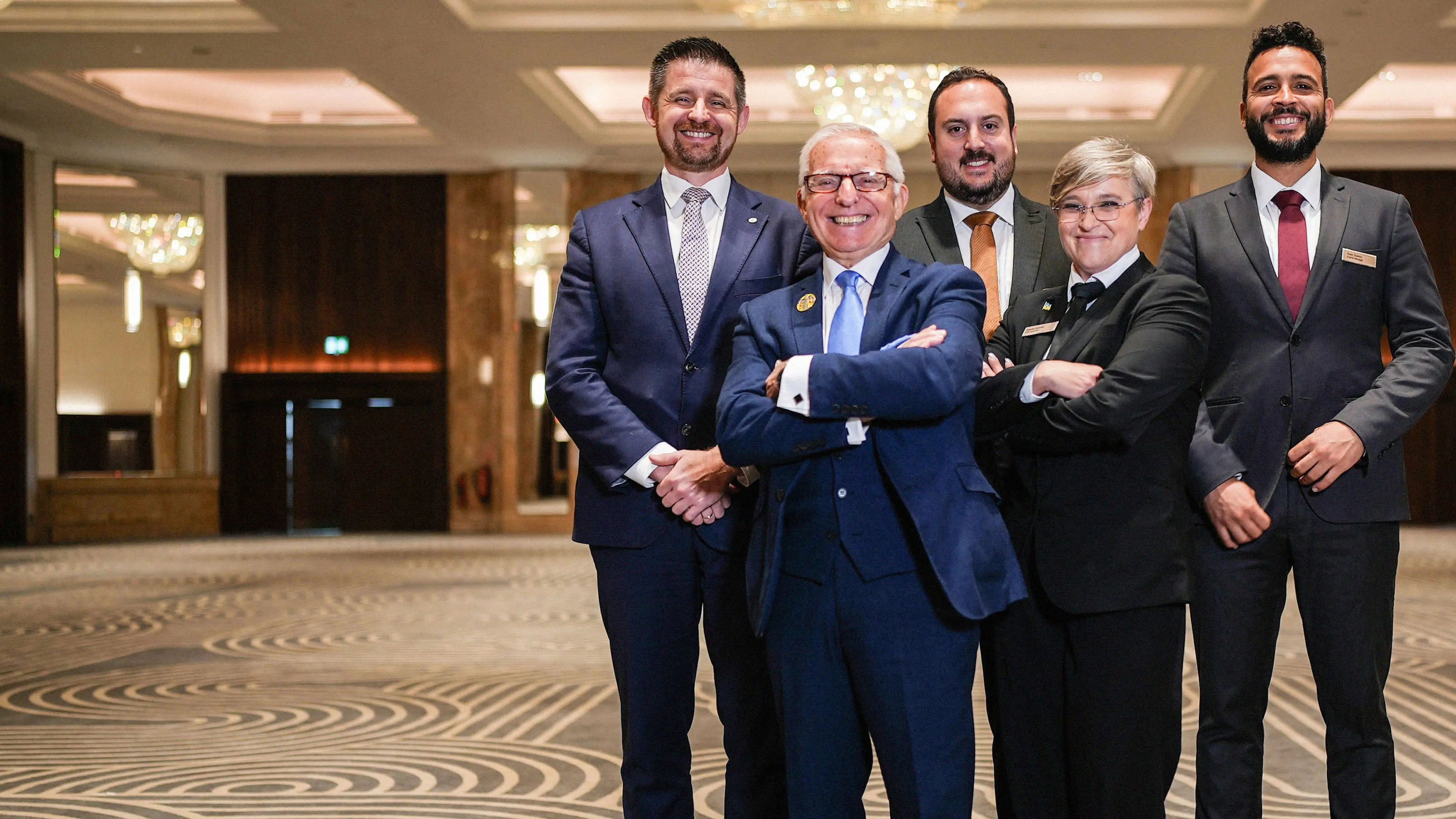 Inside the Hilton: Park Lane backdrop