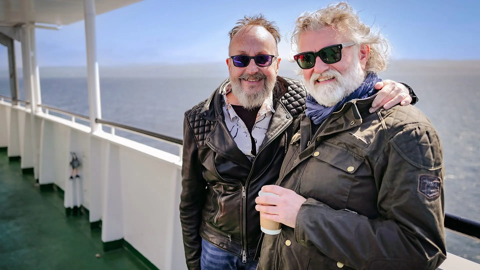 The Hairy Bikers Go West backdrop