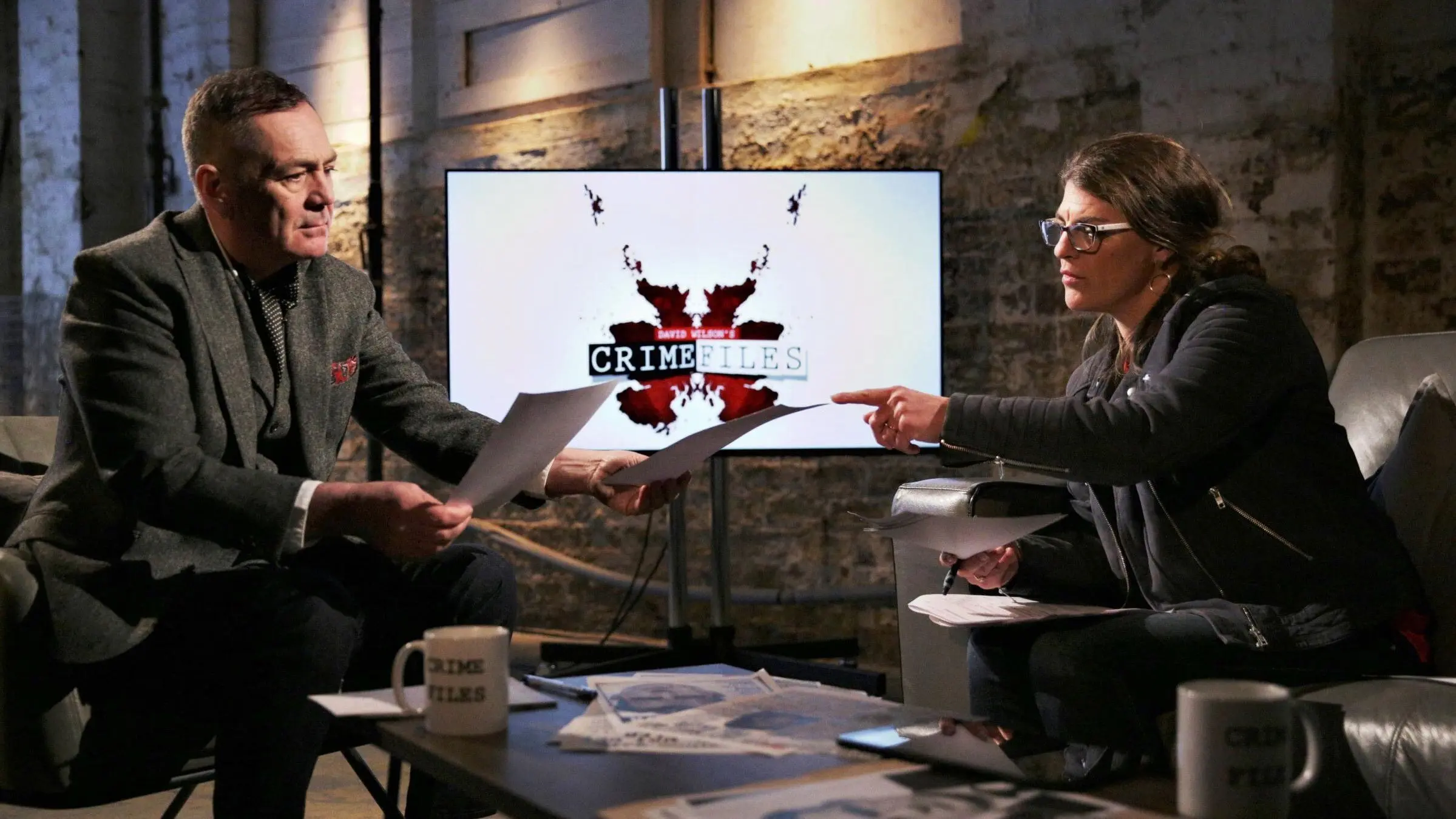 David Wilson's Crime Files backdrop