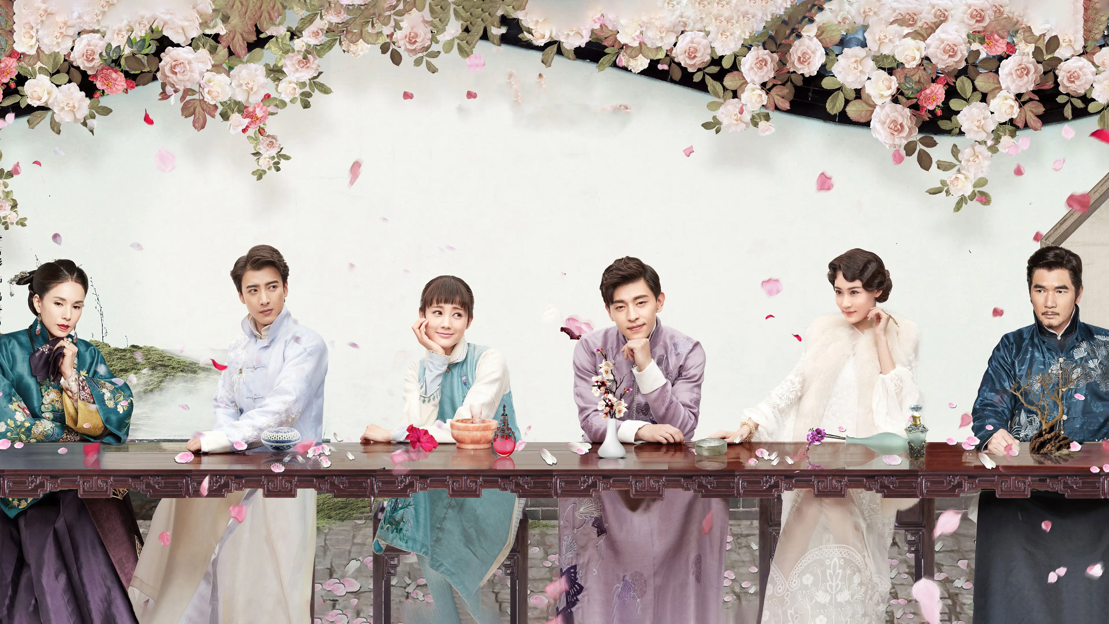 Blossom in Heart backdrop