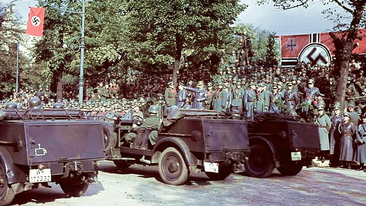 World War II in Colour backdrop