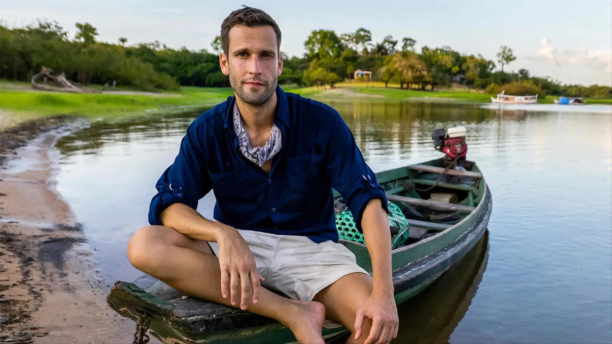 Unknown Amazon with Pedro Andrade backdrop
