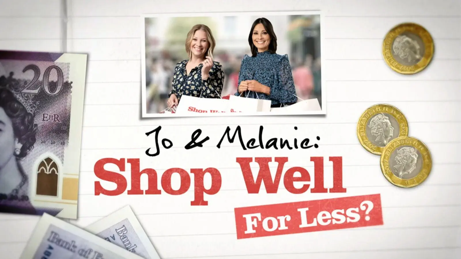 Shop Well for Less backdrop