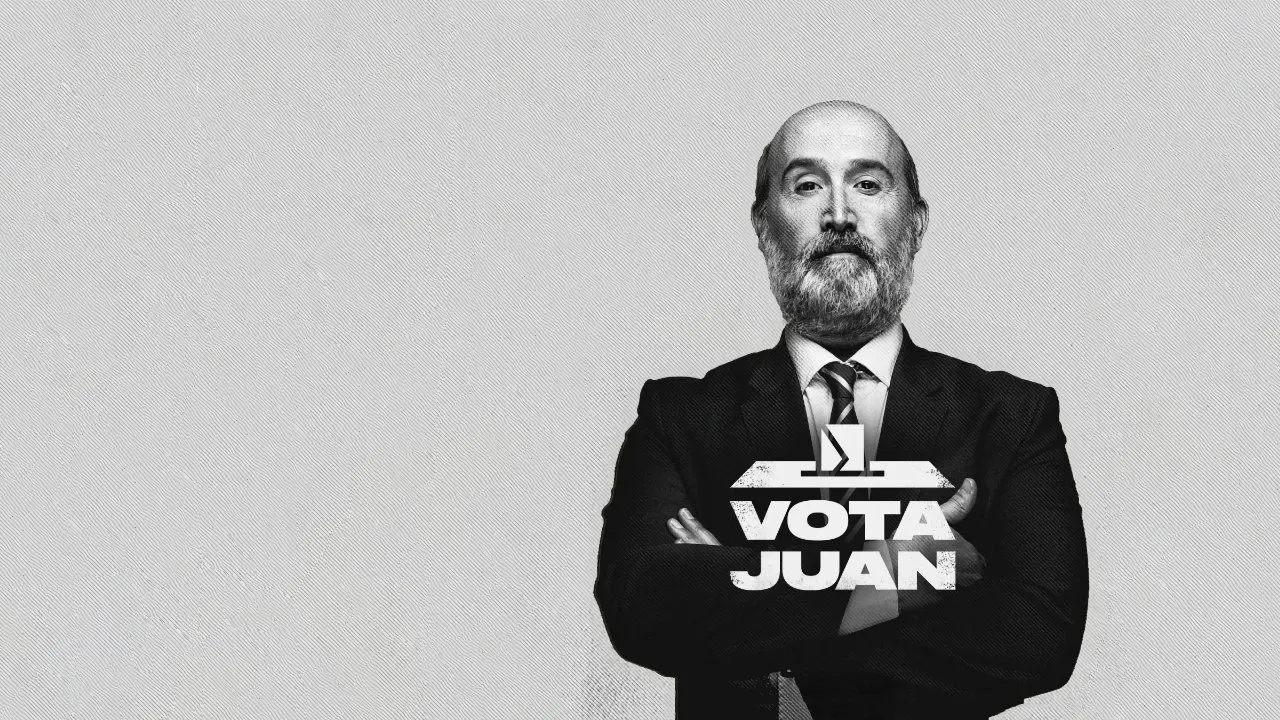 Vota Juan backdrop