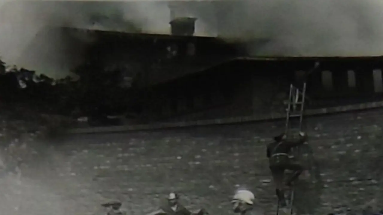 The Fire of the Match Factory backdrop