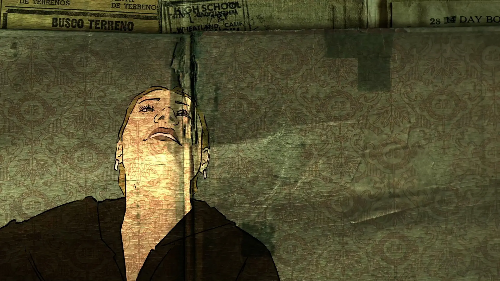 The Black Stain backdrop