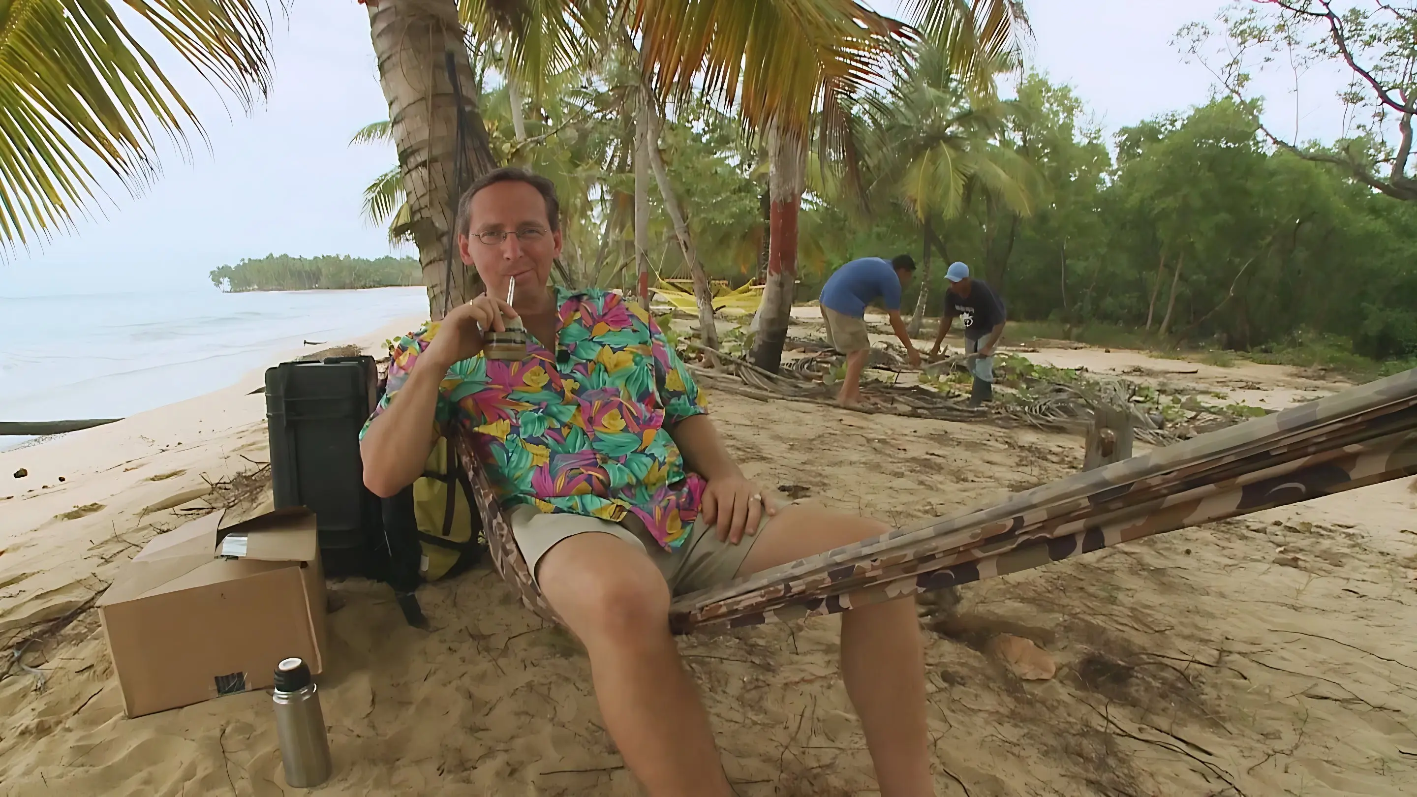 Barefoot Around the World backdrop