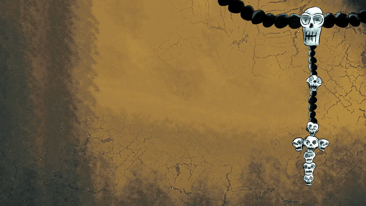 The Skull Rosary of Frao' Ranggoh backdrop