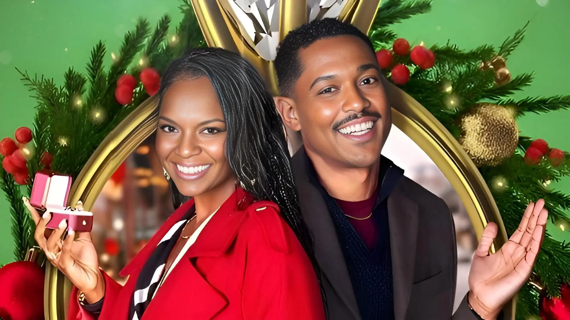 24-Karat Christmas backdrop