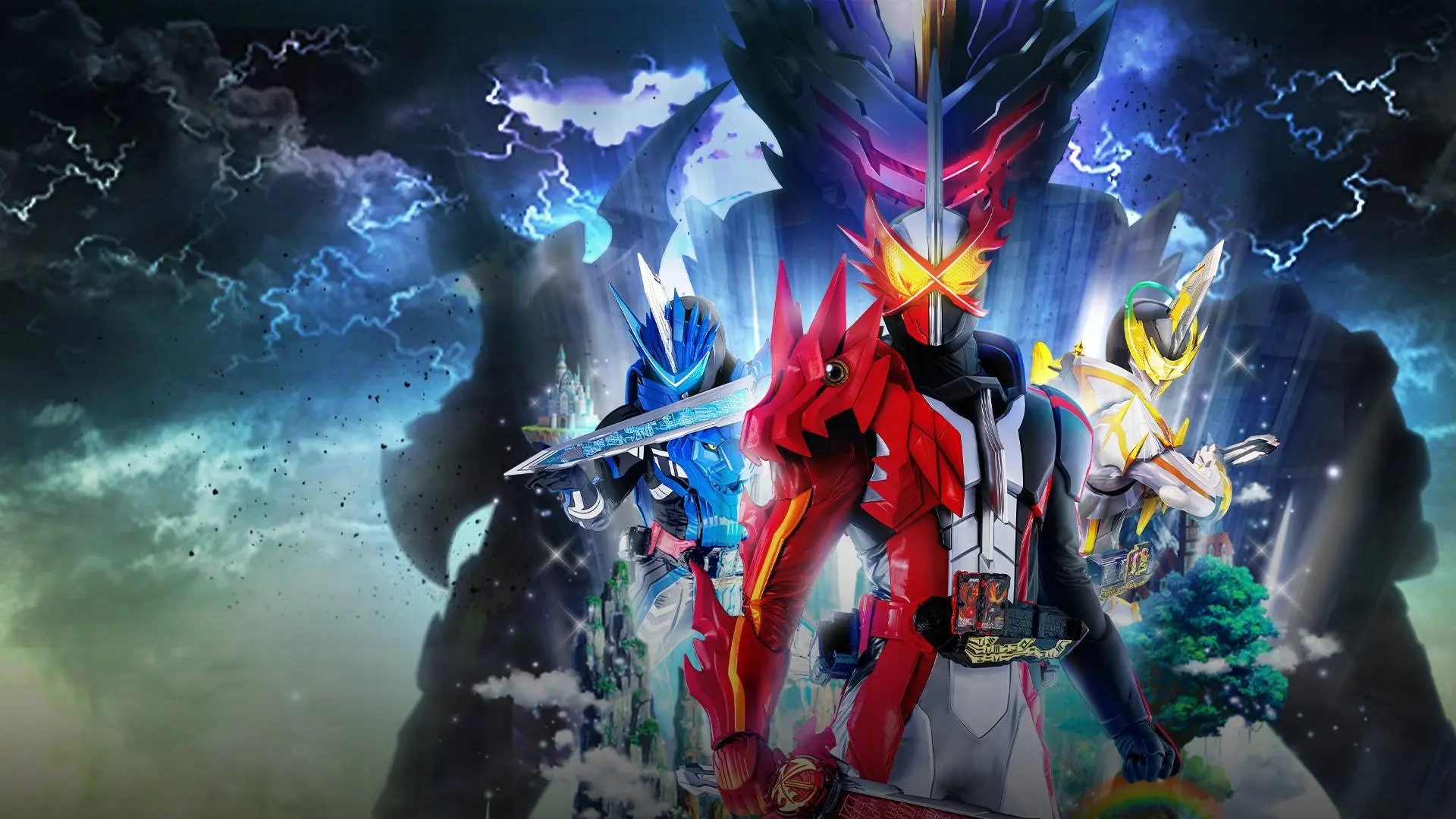 Kamen Rider Saber backdrop
