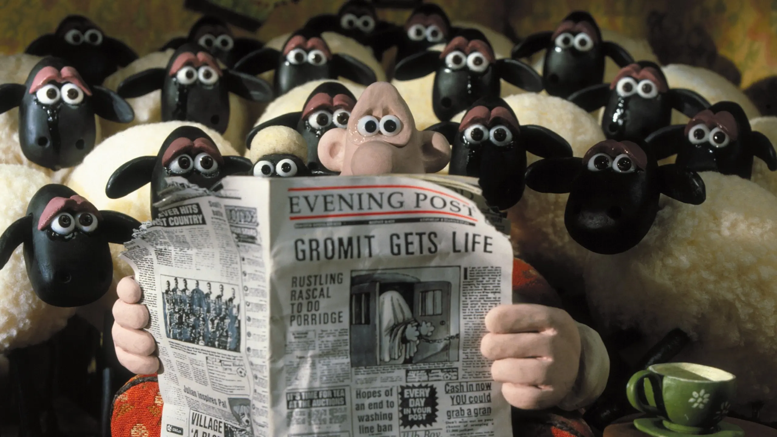 A Close Shave backdrop