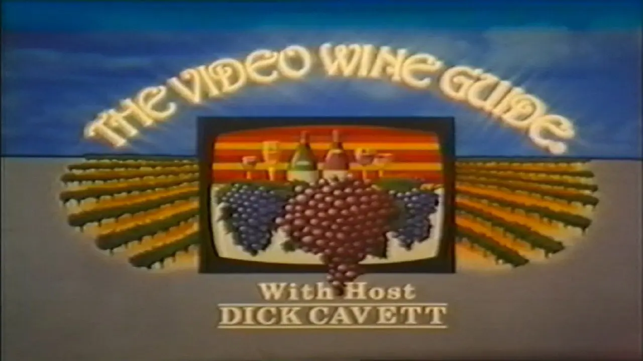 The Video Wine Guide with Dick Cavett backdrop