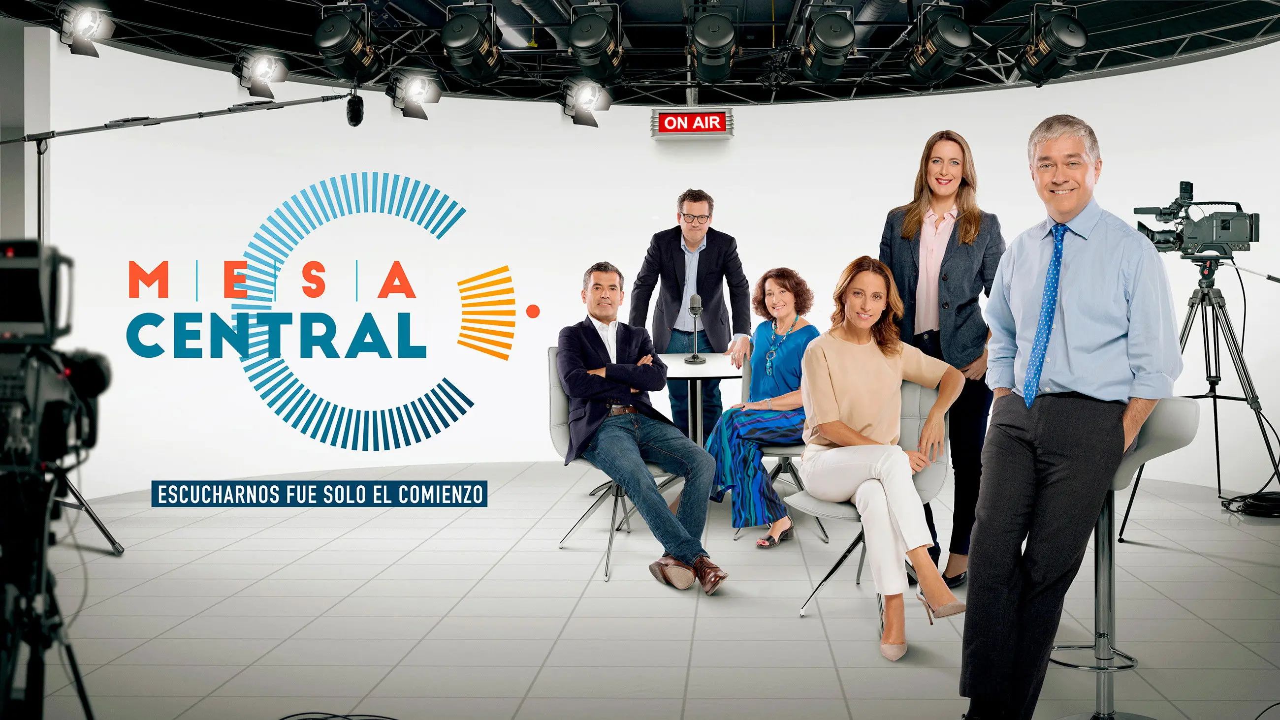 Mesa central backdrop